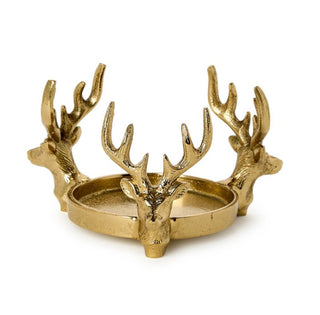 Gold Stag Candleholder