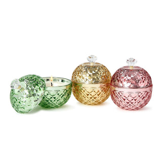 Metallic Glass Filled Candle