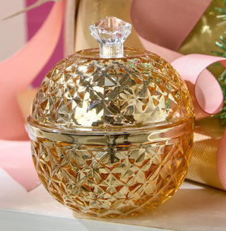 Metallic Glass Filled Candle