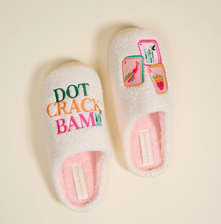 Fuzzy Slippers–Dot Crack Bam