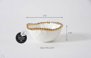 Golden Salerno Snack Bowl