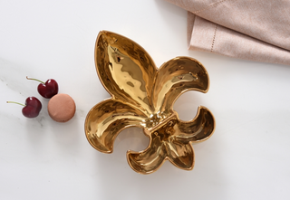 French Fleur-De-Lis Snack Bowl