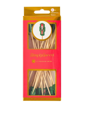 Nutcracker Christmas Large Cocktail Picks