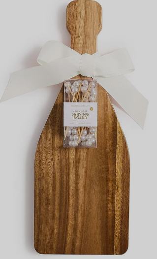 Champagne Bottle Serving Board