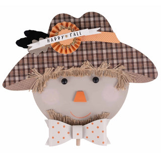 Happy Fall Scarecrow Topper