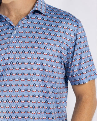 Men's Texas Flag Performance Polo