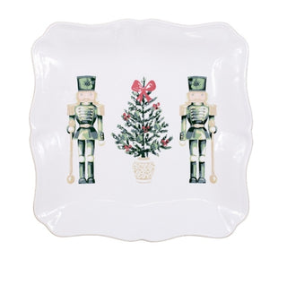 Watercolor Nutcracker Square Platter