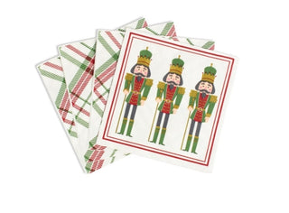 Nutcracker Layton Plaid Cocktail Napkins