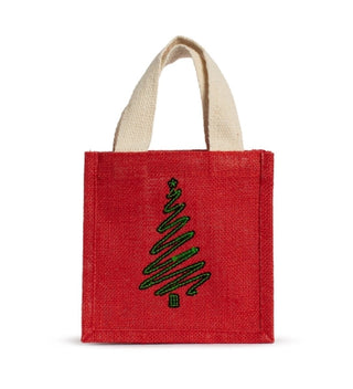 Christmas Tree Sequin Petite Gift Tote