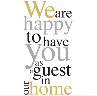 Happy to Have You Guest Towel