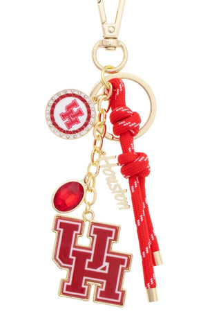 Houston Cougars Cluster Bag Charm
