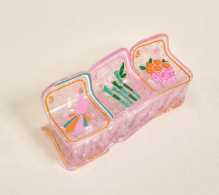 Mahjong Hair Clip