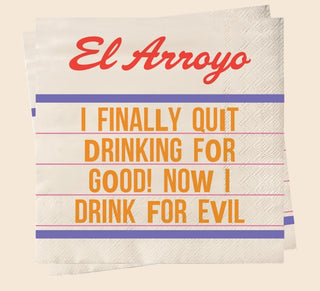 Finally Quit Cocktail Napkins