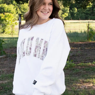 Lulu Mac Pattern Letter Sweatshirt