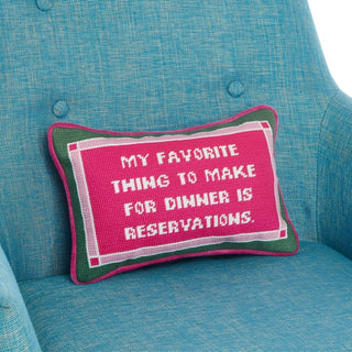 My Favorite Thing 8x12 Needlepoint Pillow