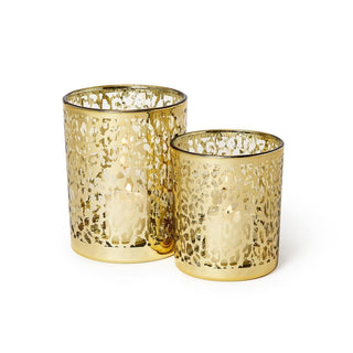 Leopard Tealight Candleholders