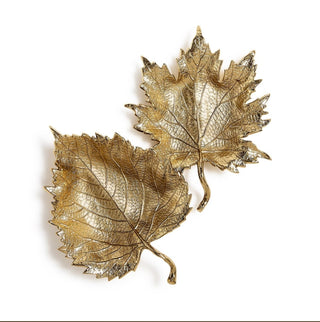 Golden Leaf Tray Bowl