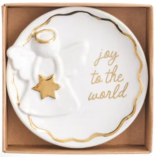 Holiday Gold Trinket Dish