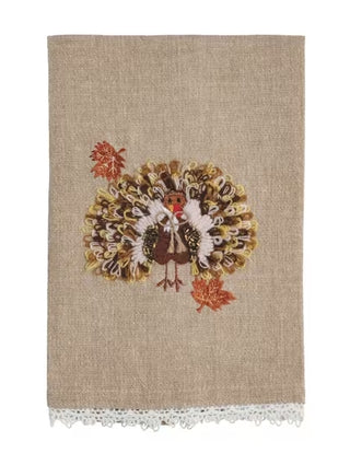 Turkey Beaded Embroidered Towel