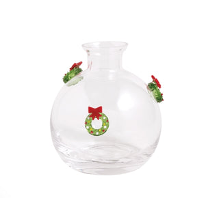 Christmas Glass Bud Vases