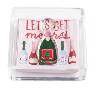 Holiday Bar Napkin Holder and Weight Set
