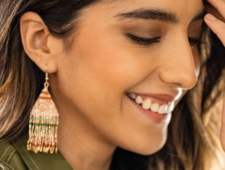 Lexie Horizontal Fringe Earrings