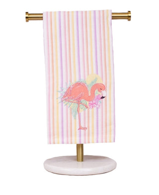 Summer Flamingo Hand Towel