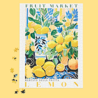 Fruit Market Lemons 500 Piece Puzzle