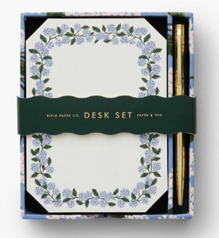 Hydrangea Note Writing Set