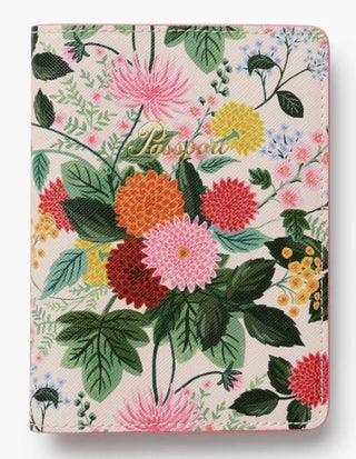 Dahlia Floral Passport Holder
