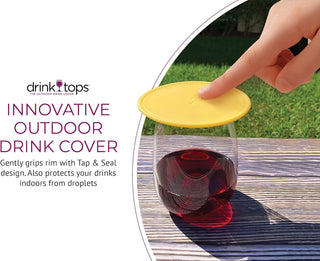 Solid Wine Glass Covers