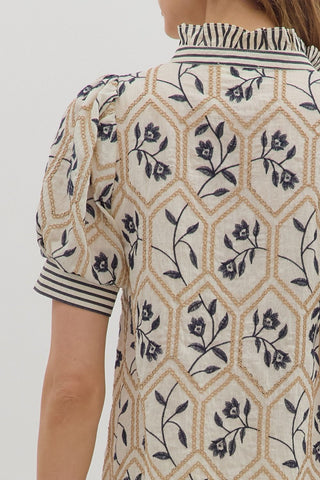 Floral Embroidered Top
