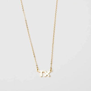 Texas Initial Necklace