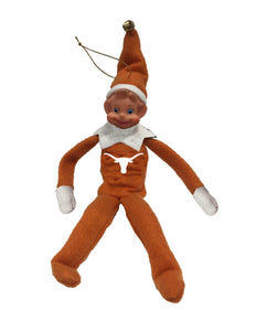 Texas Longhorn Elf Ornament