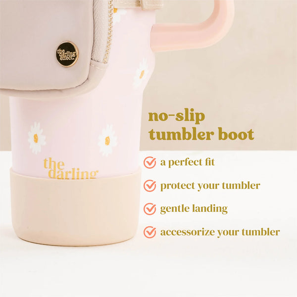 Tan No-Slip Tumbler Boot