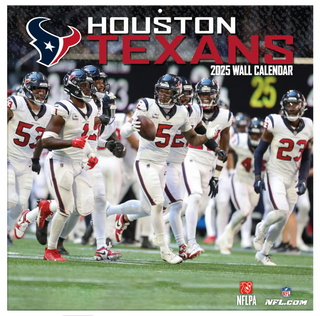 Houston Texans 2025 Wall Calendar