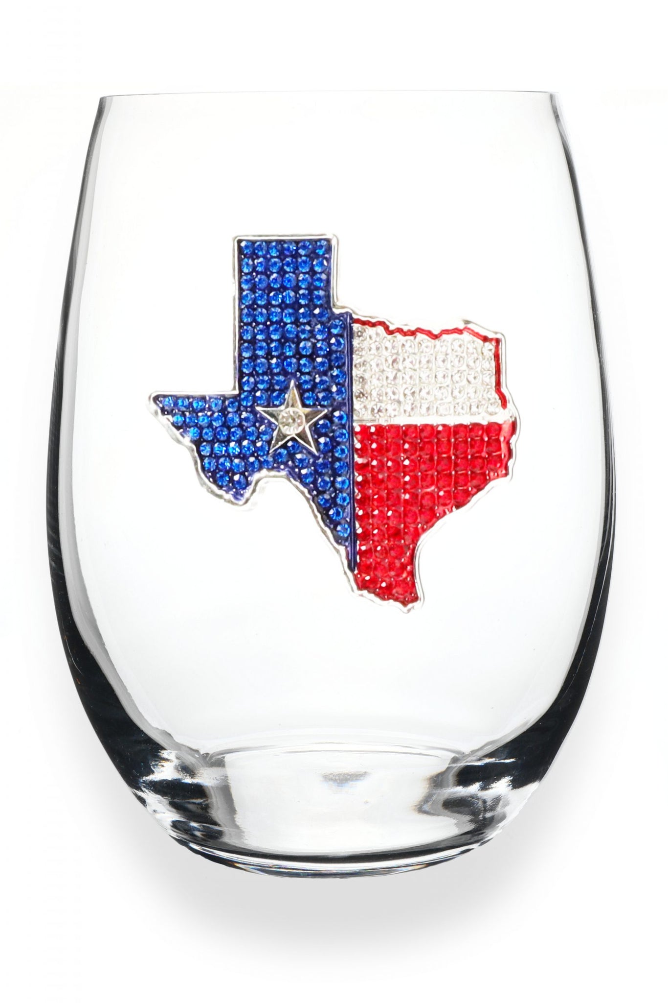 Texas Wine Glass - Stemless