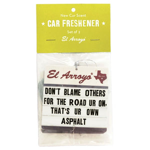 Ur Own Asphalt Car Freshener