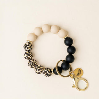Silicone Beaded Keychain Wristlet
