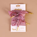 Gingham Burgundy