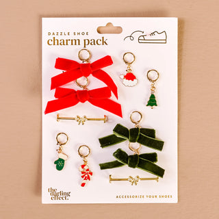 Christmas Dazzle Shoe Charm Pack