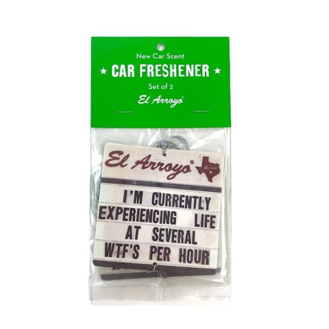 WTF's Per Hour Car Freshener
