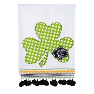 Lucky To Know You Shamrock Tea Towel - St. Patrick's Day