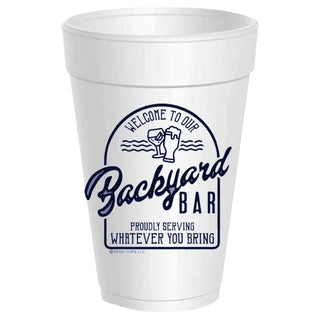 Backyard Bar Styrofoam Cups