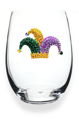 Jester Hat Wine Glass - Stemless