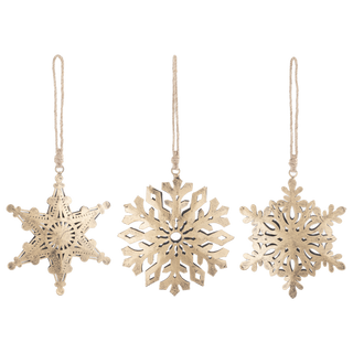 Gold Snowflake Ornament