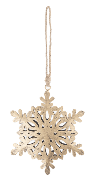 Gold Snowflake Ornament