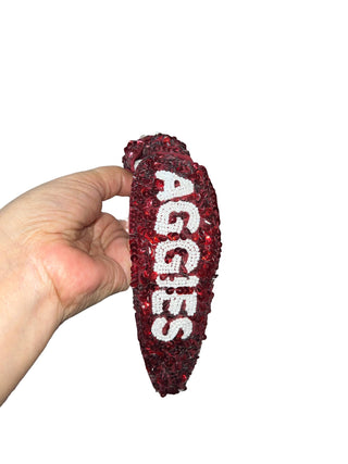 Sequin Gig'em Knotted Headband