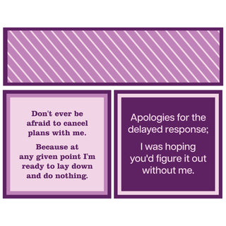 Delayed Response Napkins