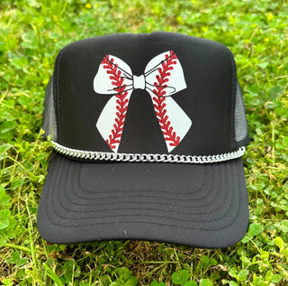 Baseball Bow Trucker Hat